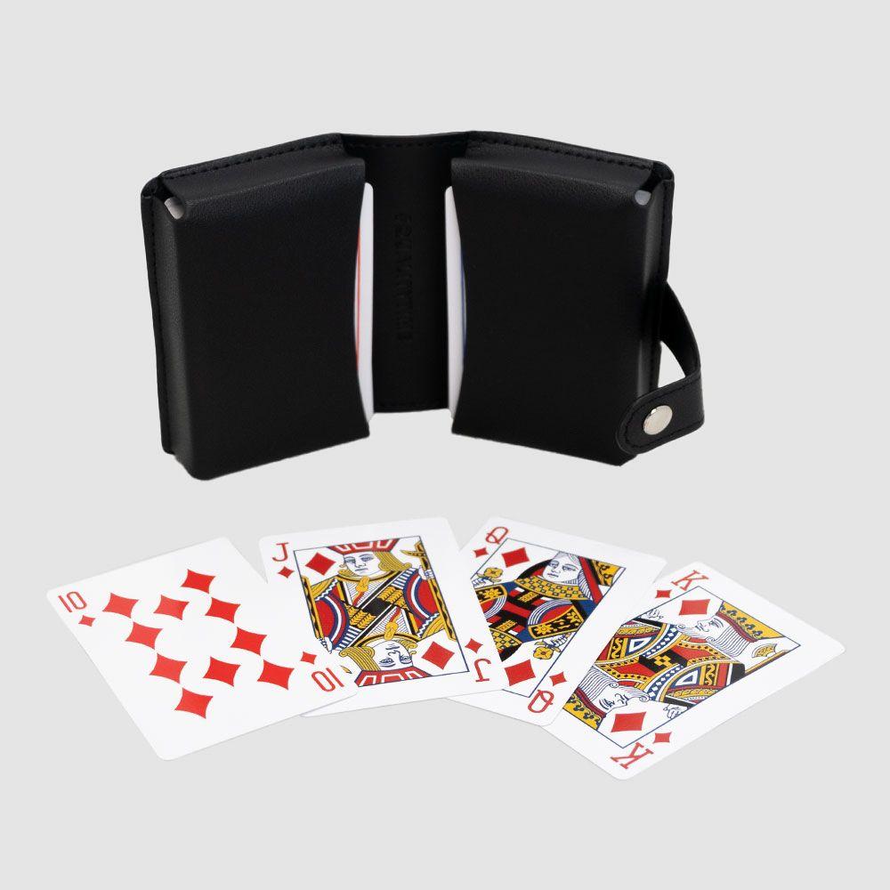 Juego De Naipes Estuche PU Wayu-4