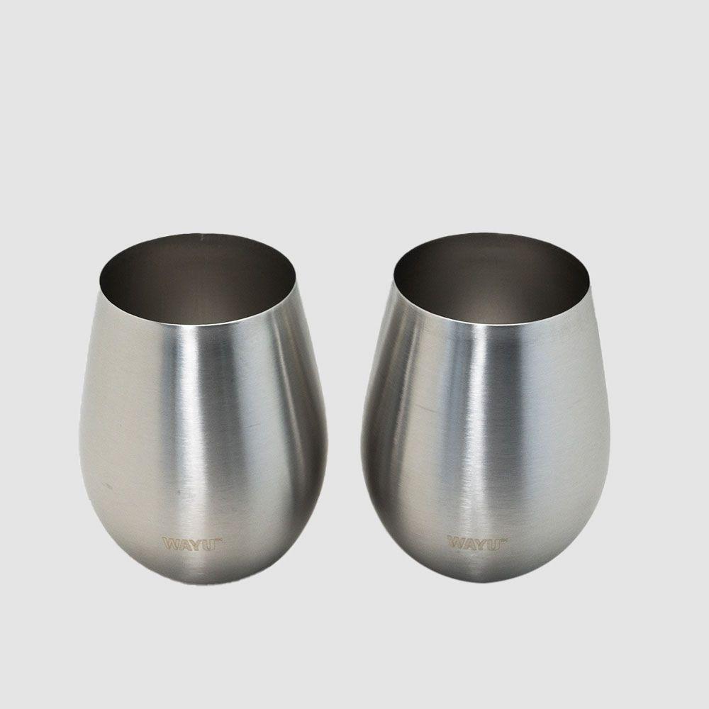 Set 2 Vasos Cocktail Metalicos 500ml Wayu-2