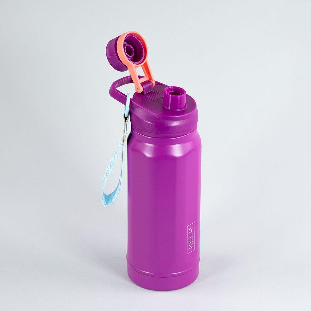 BOTELLA INSULADA STRAP 650ML FLASK KEEP MORADO-2