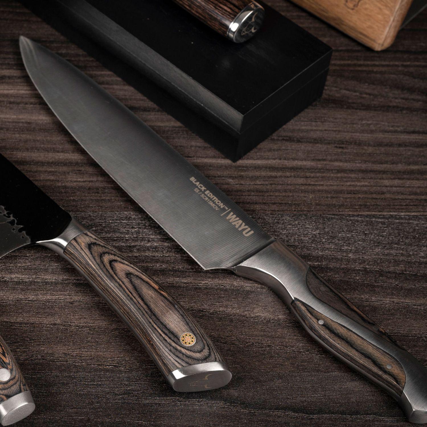 Cuchillo Chef 8 Black Edition Wayu-4