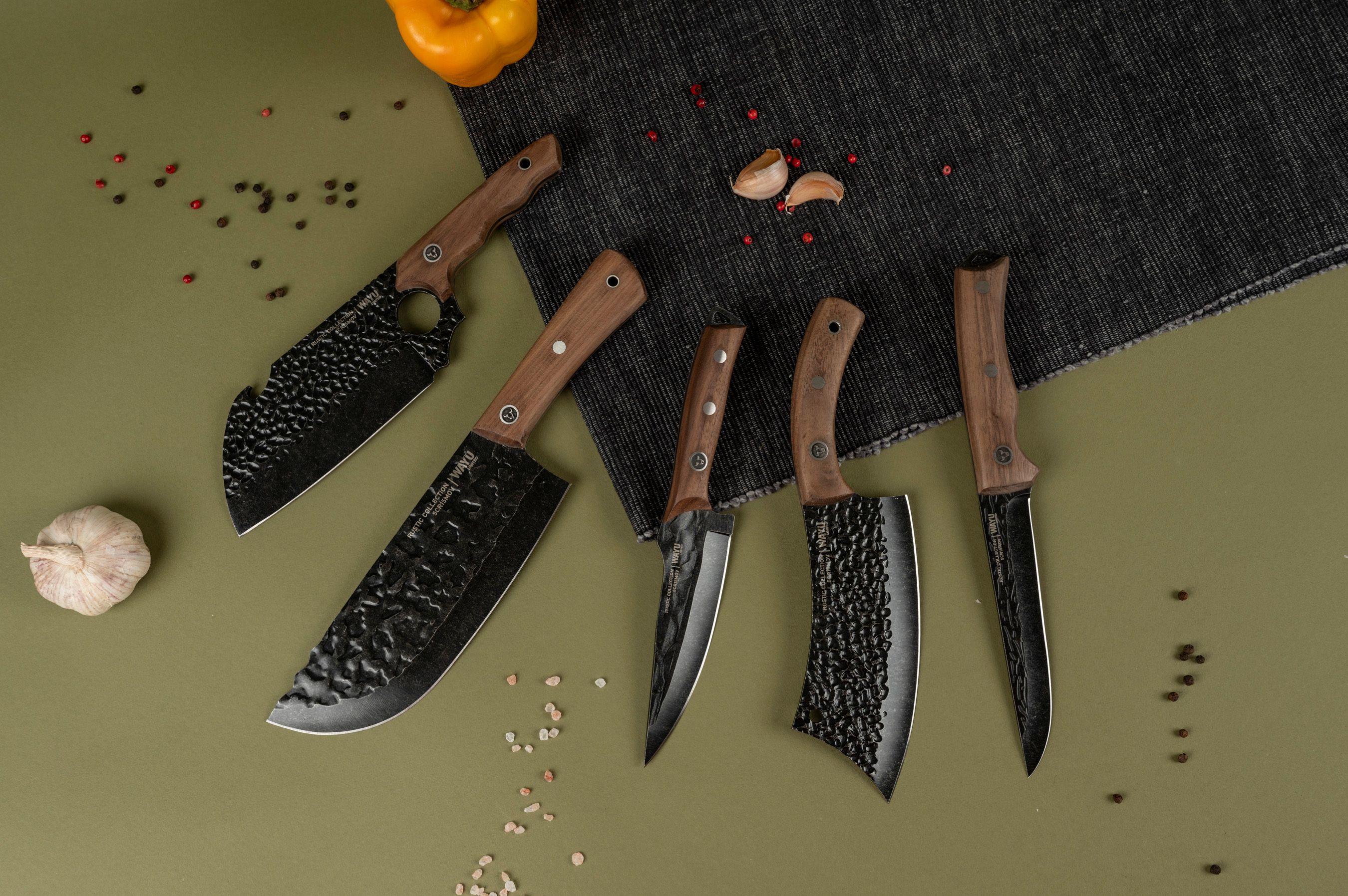 Cuchillo Pairing Con Funda Rustic Collection Wayu-5