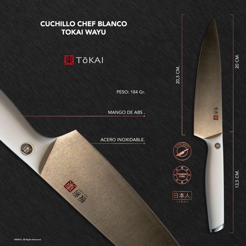 Cuchilllo Chef Blanco Tokai Wayu-4