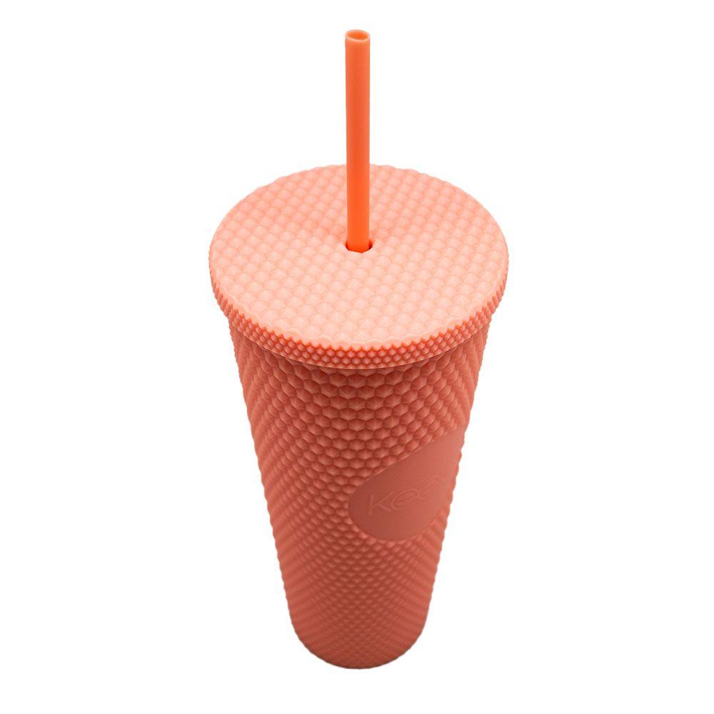 Vaso Tumbler Venti Bombilla Keep - Coral-3
