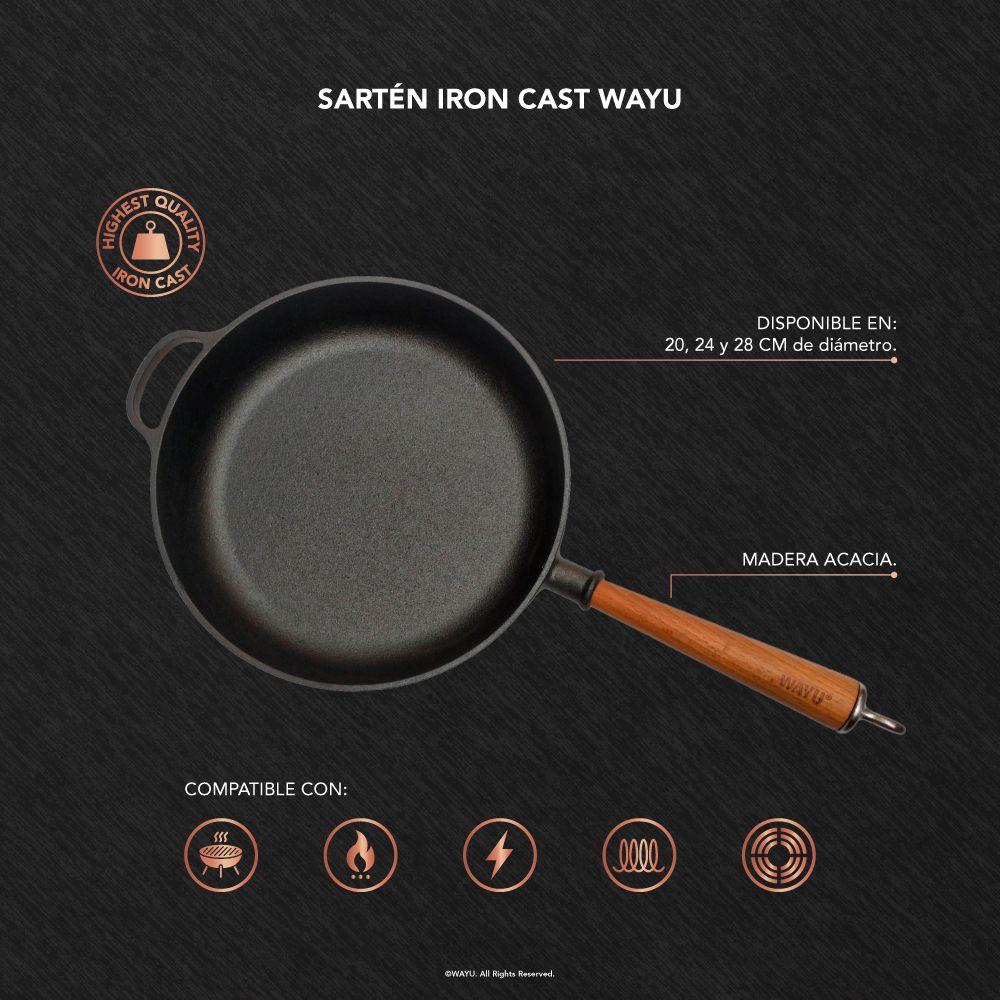 Sartén Iron Cast  28 Cm-2