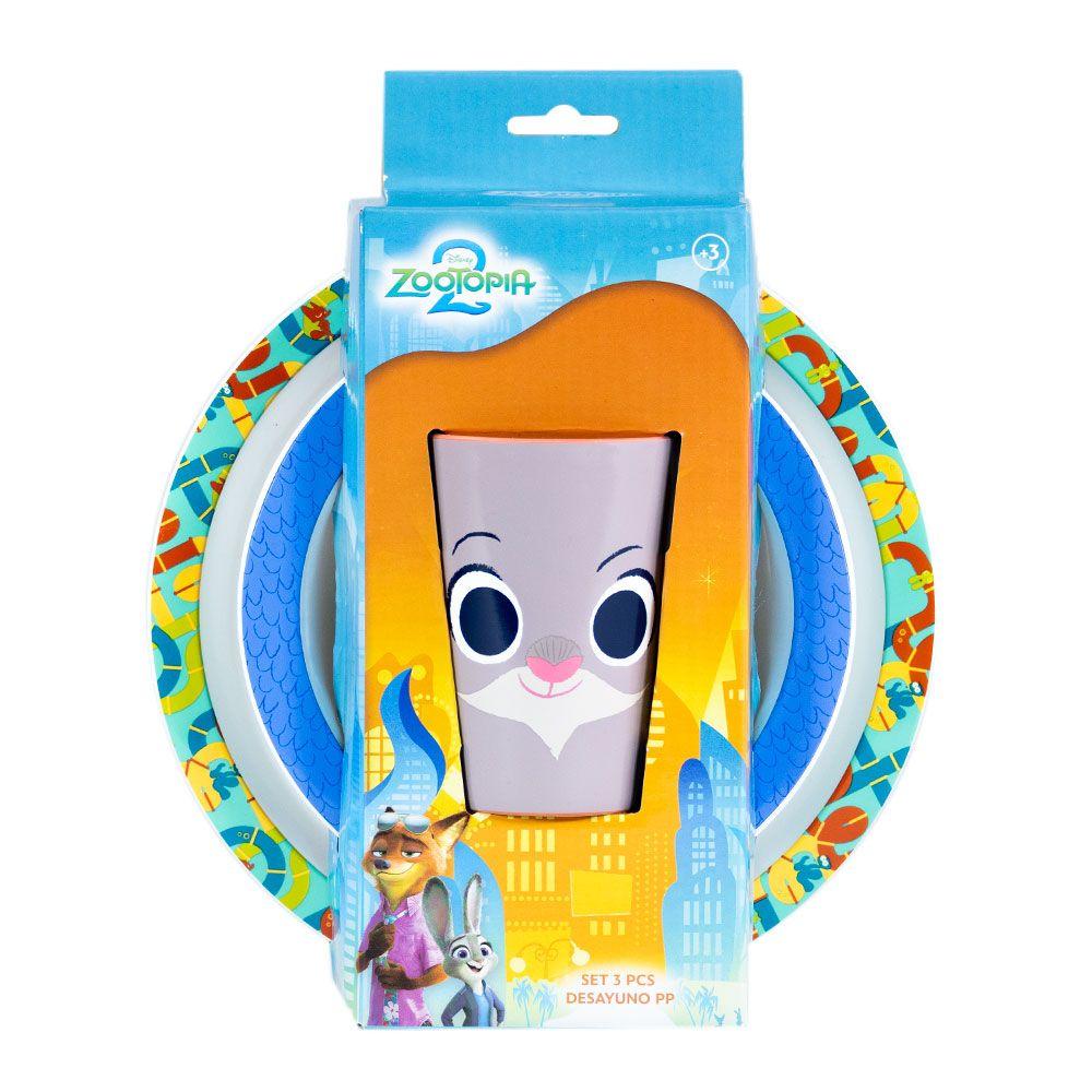 Set 3 Piezas Desayuno PP Zootopia-7