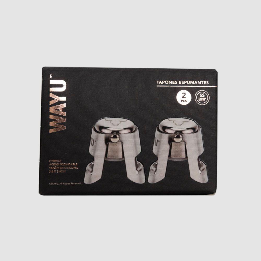 Set 2 Tapones Espumante Champagne-3