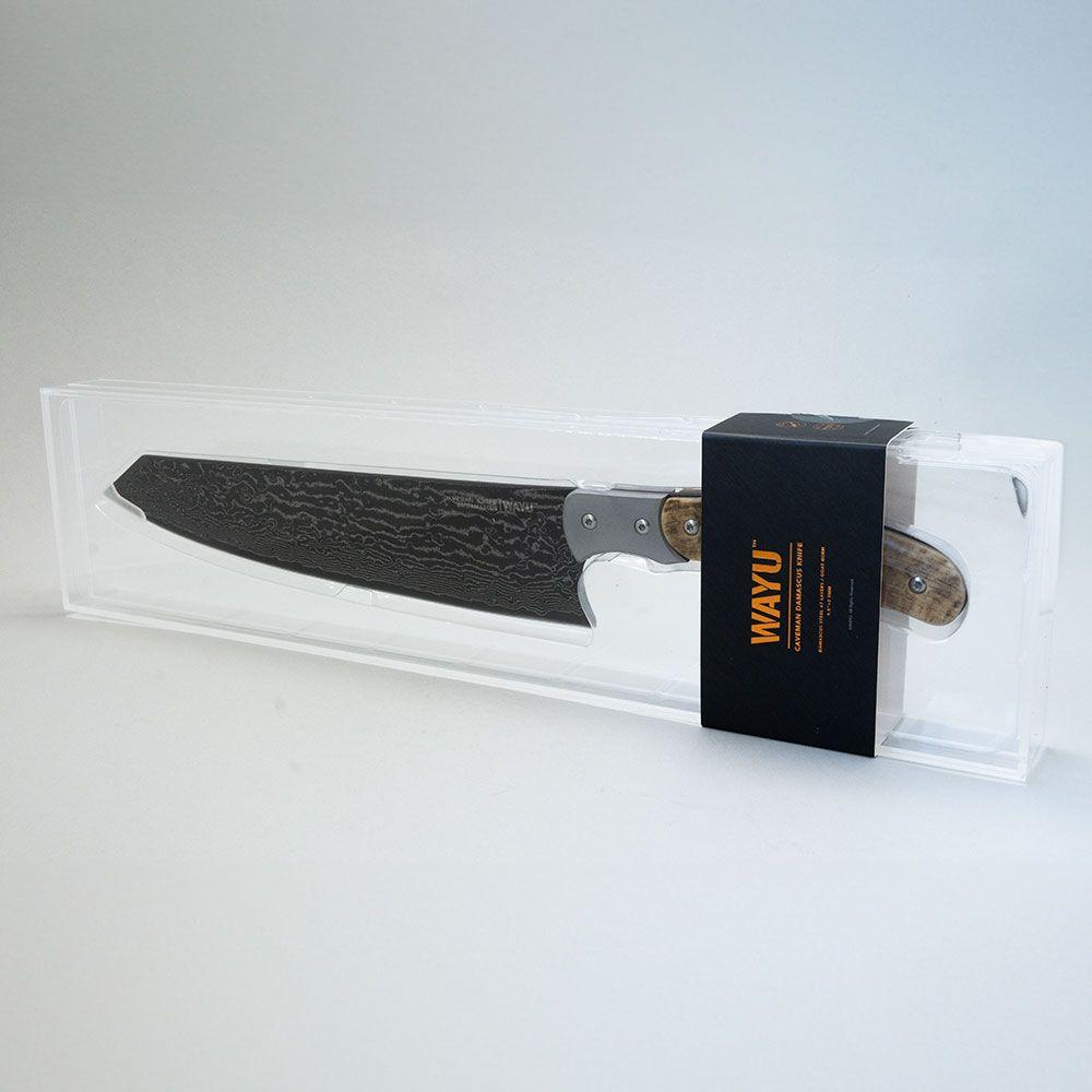 Cuchillo Caveman Damascus Wayu-3