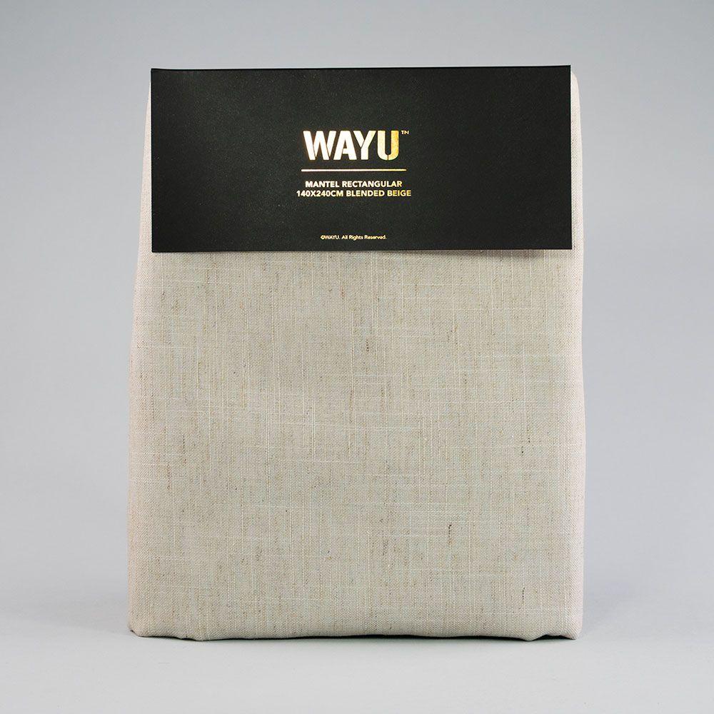 Mantel Beige Lino Wayu-2