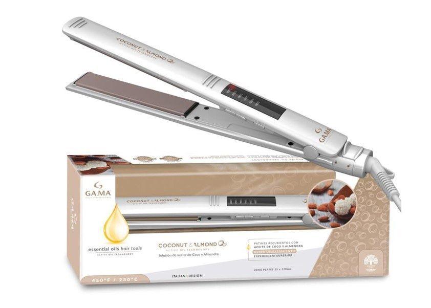 PLANCHA ALISADORA CABELLO ELEGANCE LED COCONUT  GAMA-2