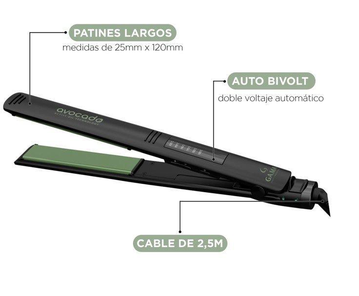 PLANCHA ALISADORA ELEGANCE LED AVOCADO DIGITAL GAMA-3