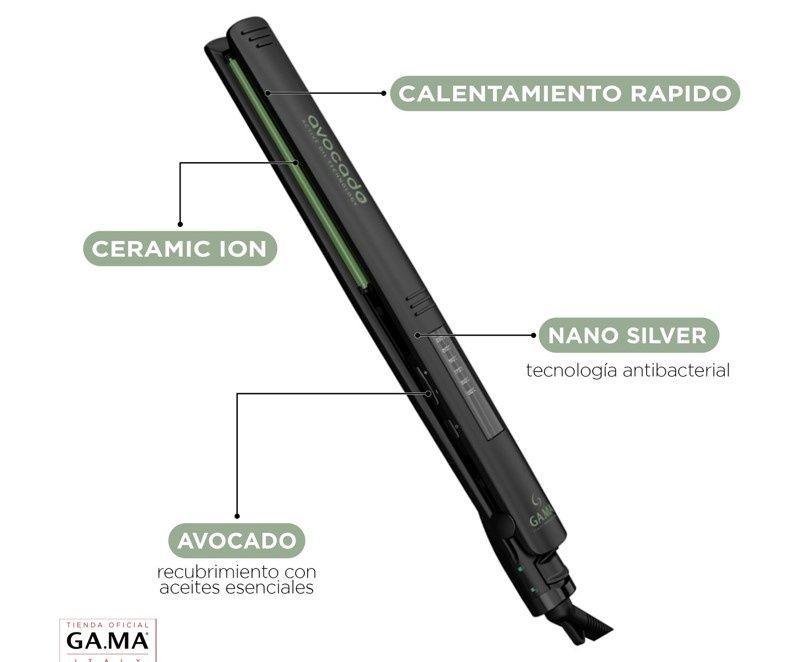 PLANCHA ALISADORA ELEGANCE LED AVOCADO DIGITAL GAMA-4