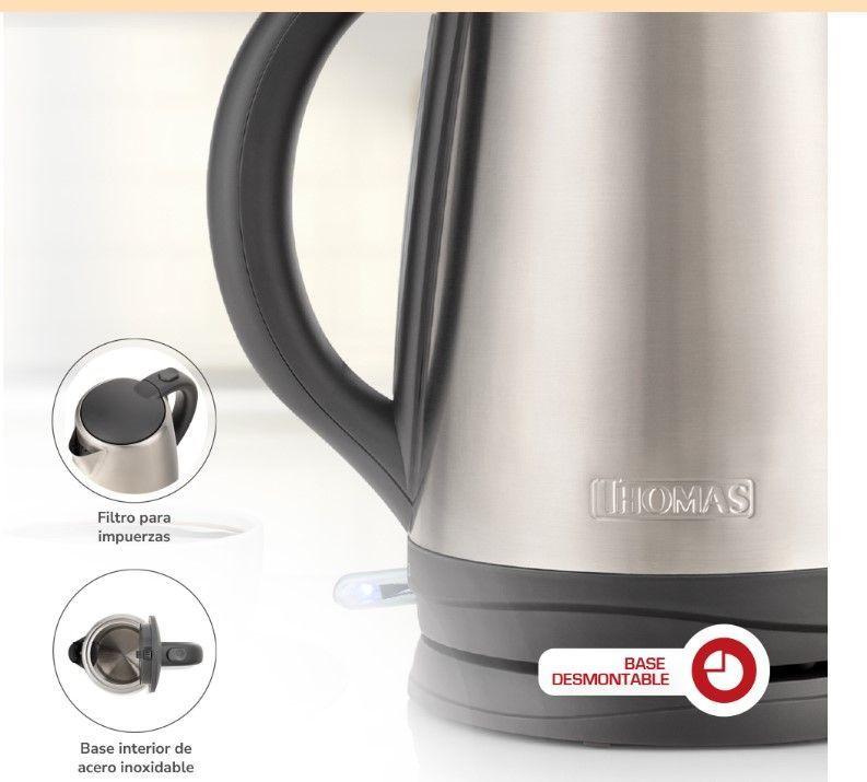 Hervidor acero inoxidable 1,8 lts TH-5408I Thomas-4
