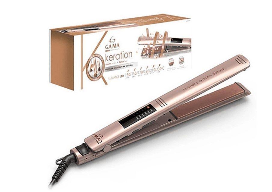 PLANCHA ALISADOR CABELLO ELEGANCE LED KERATION GAMA DIG-2