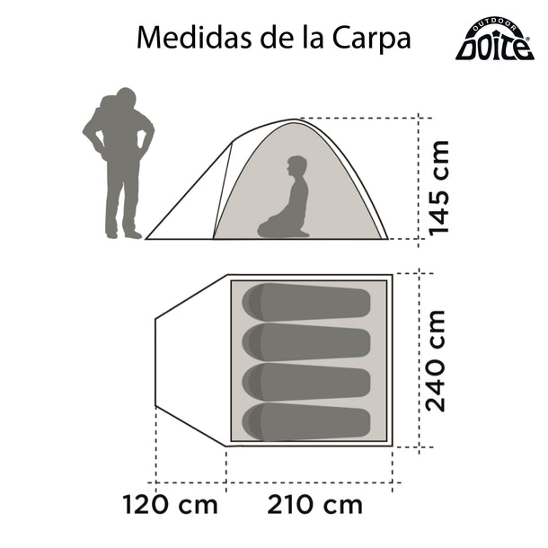 Carpa Doite Hi Camper SL 4-2
