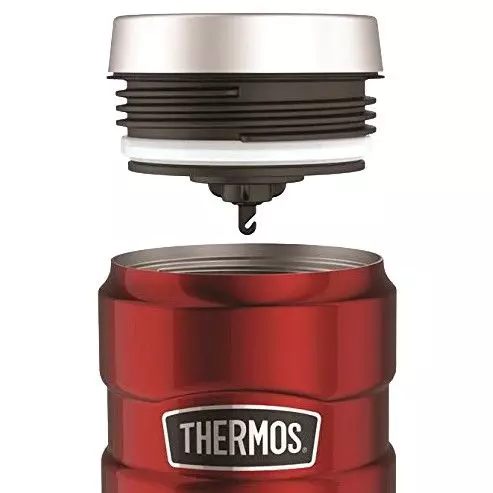 Termo Mug Thermos King 470ml Acero Inoxidable Rojo-2
