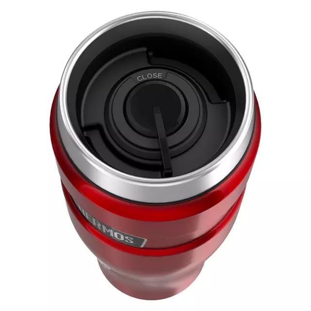 Termo Mug Thermos King 470ml Acero Inoxidable Rojo-3
