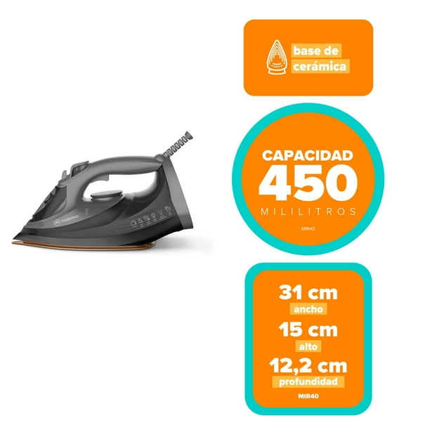PLANCHA MADEMSA MIR40 A VAPOR -3