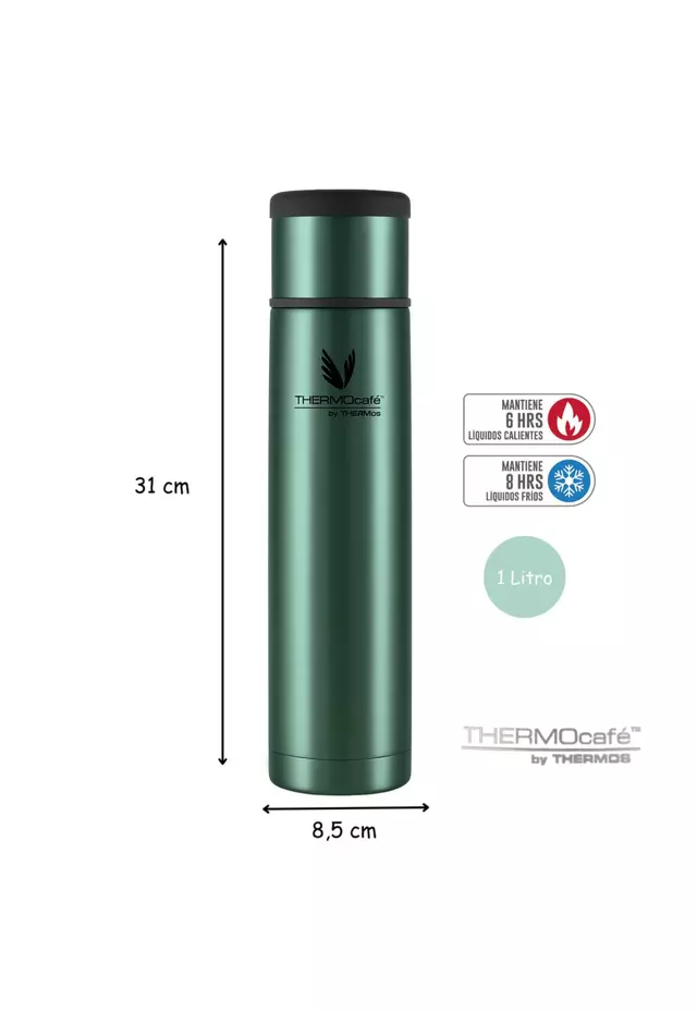 Termo de Liquidos EveryNight 1LT de Acero Inoxidable Glacier-4