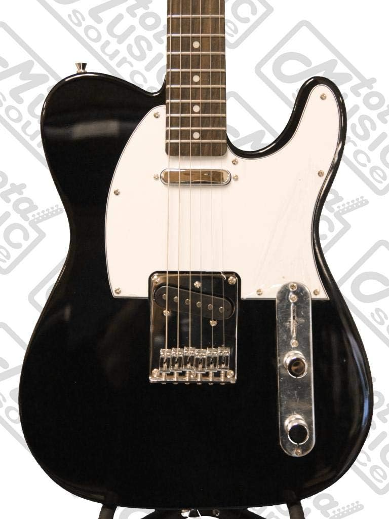 Guitarra el ctrica Oscar Schmidt de Washburn con un solo cutaway color negro OS LT BK-2