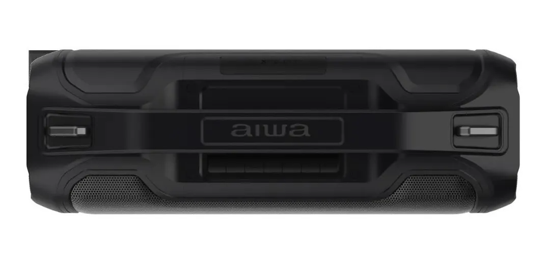Parlante Aiwa AWS700BT port til con bluetooth waterproof negra-7