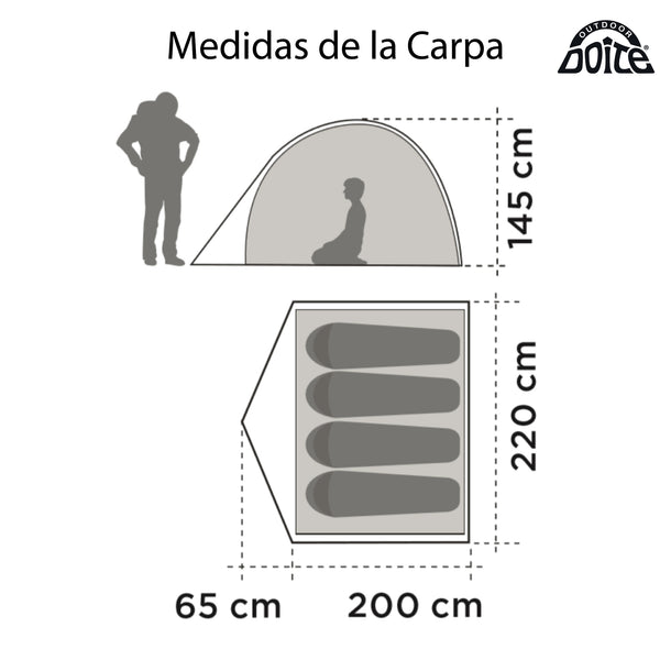 Carpa Andina 4 Personas Doite-7