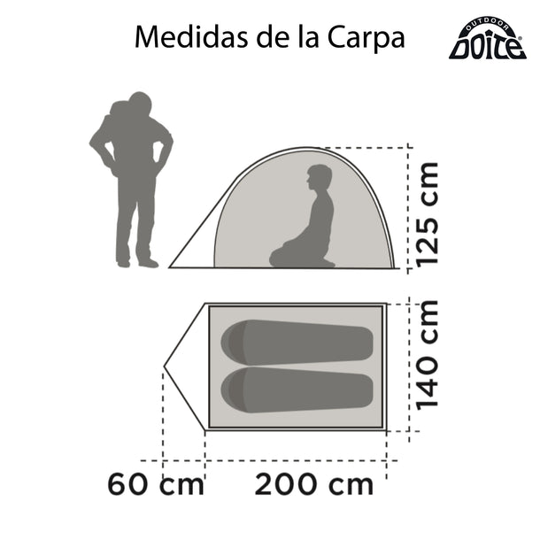 Carpa 2 Personas Andina Doite-4