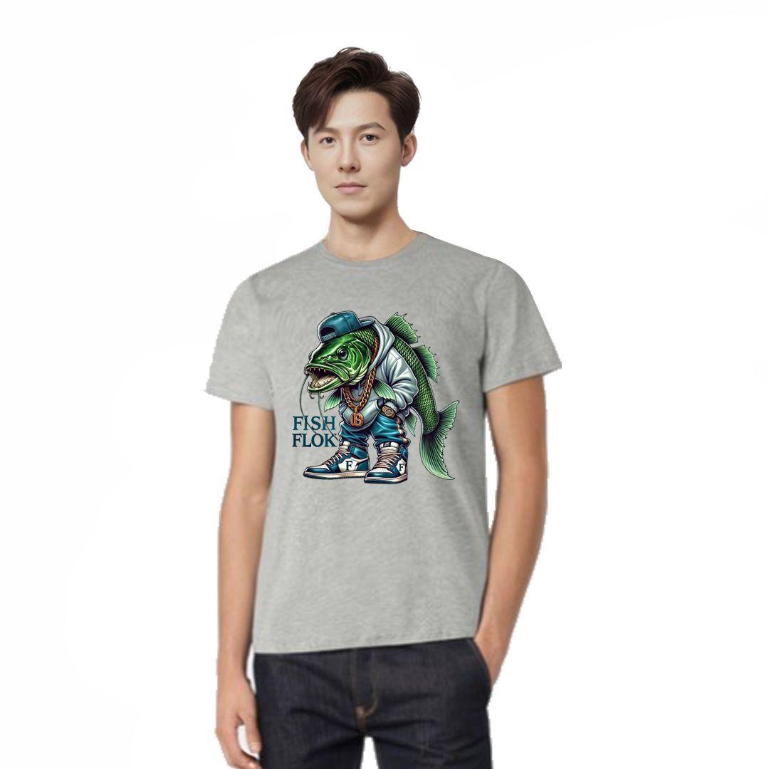 POLERA FISH FLOKI PESCA NATURALEZA #2-0