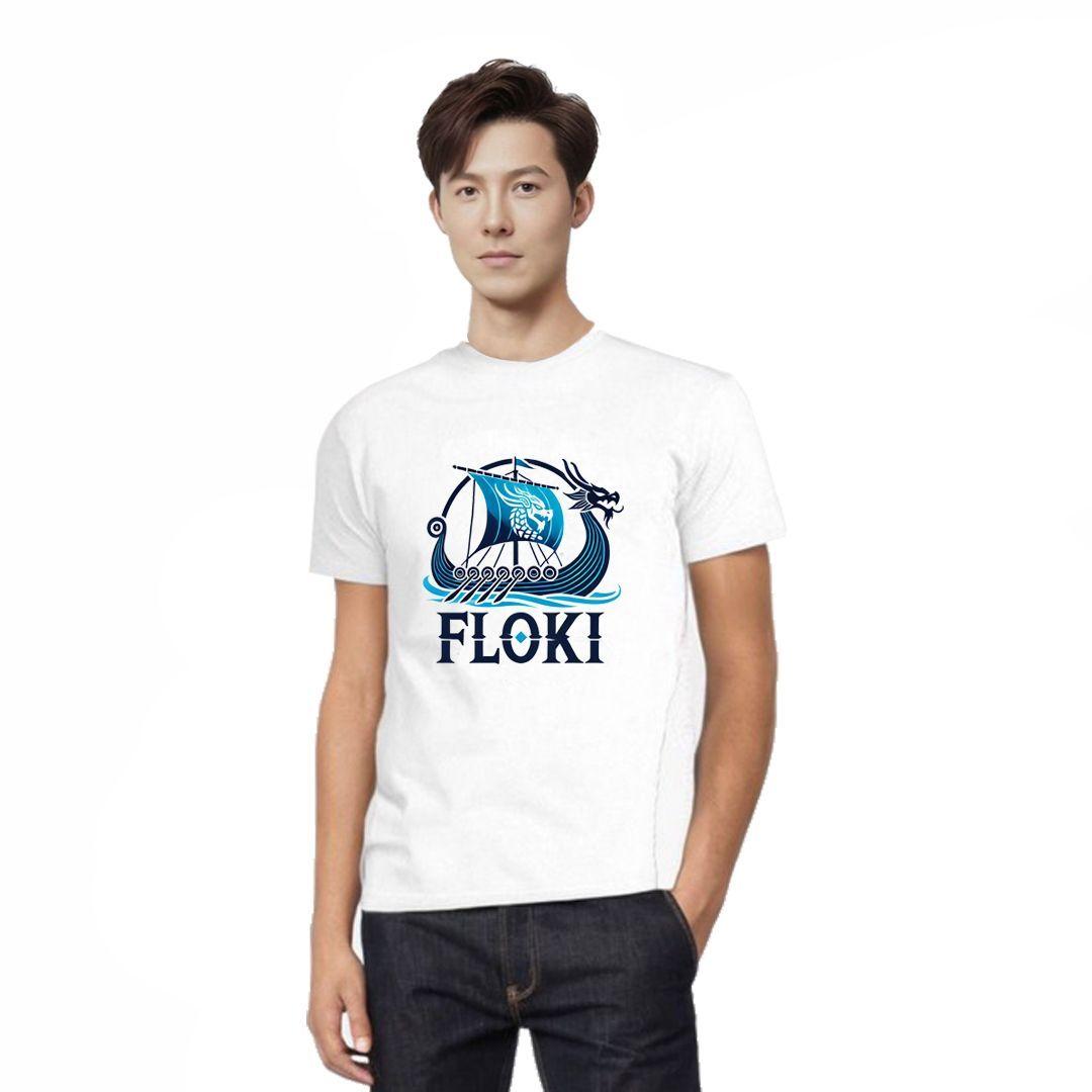 POLERA FLOKI DISEÑO NORDICO VIKINGO COD1-0