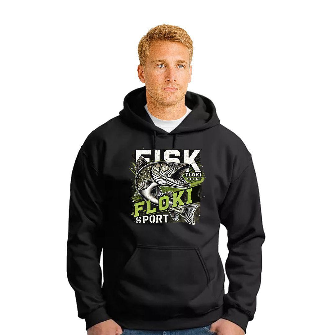 Poleron Flokitextiles Fish Sport Cod16-0