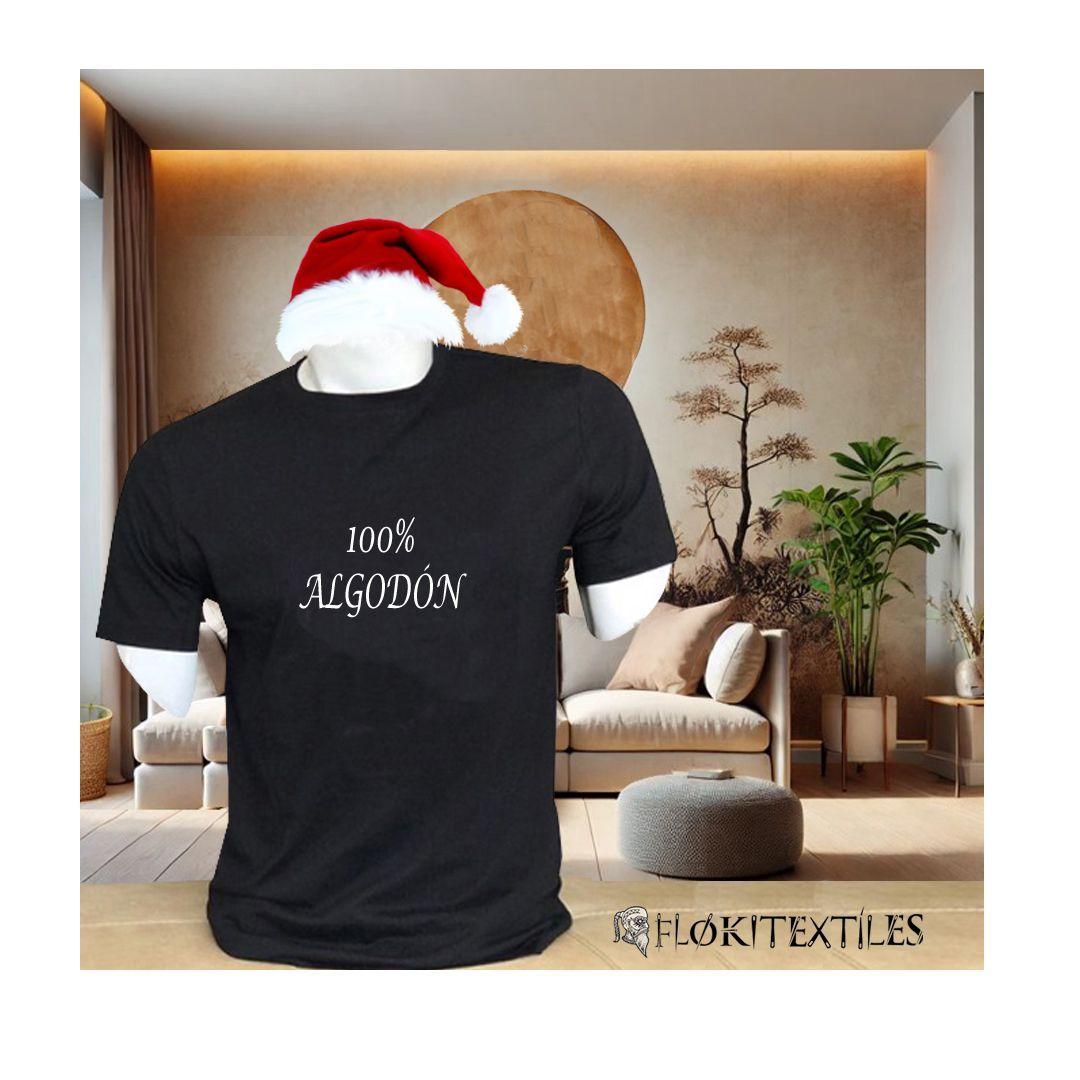 Poleras Navidad Algodon Manga Corta Unisex ref2-3