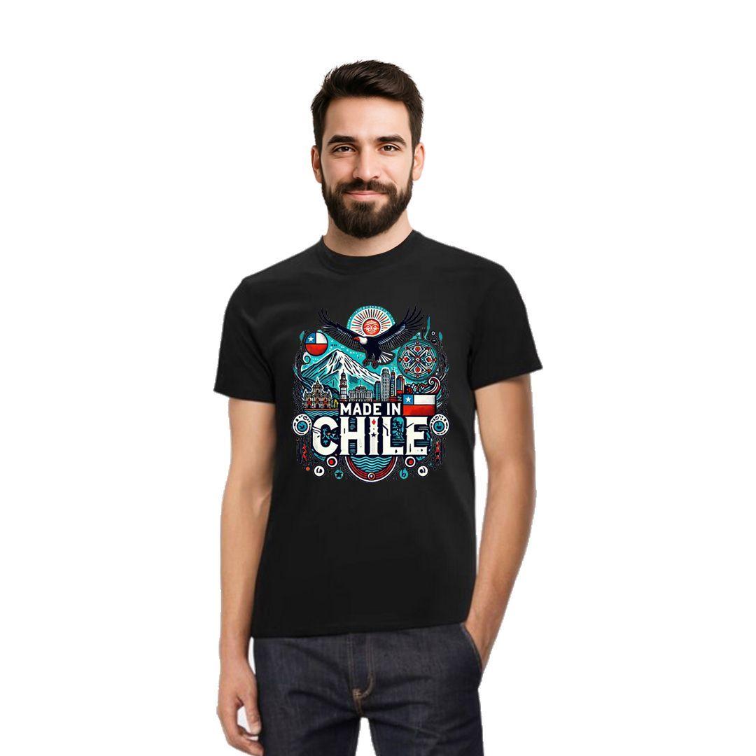 Polera Flokitextiles Paisaje Chile The Condor -0