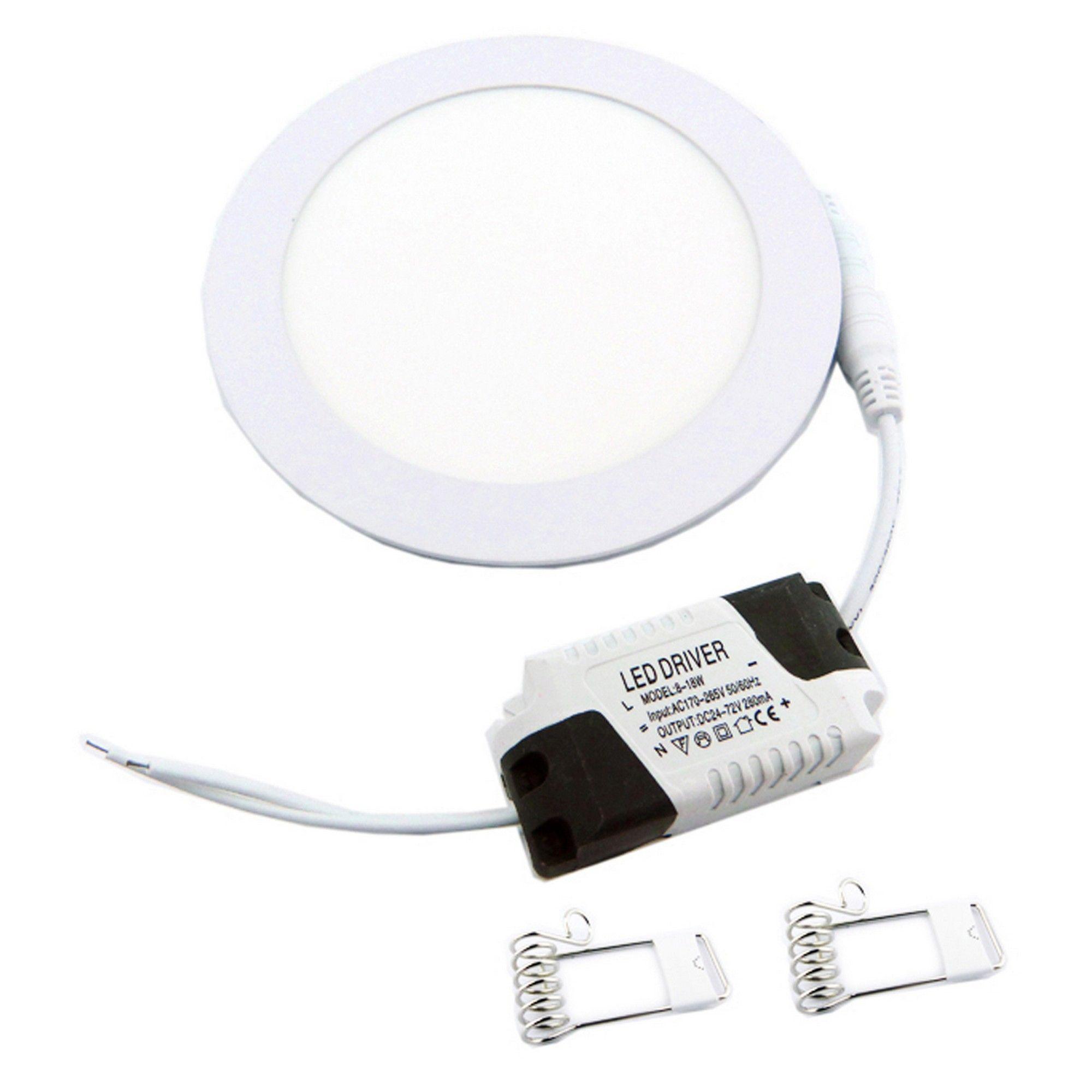 Foco LED Panel 12 Watt Luz Blanca 220 V-0