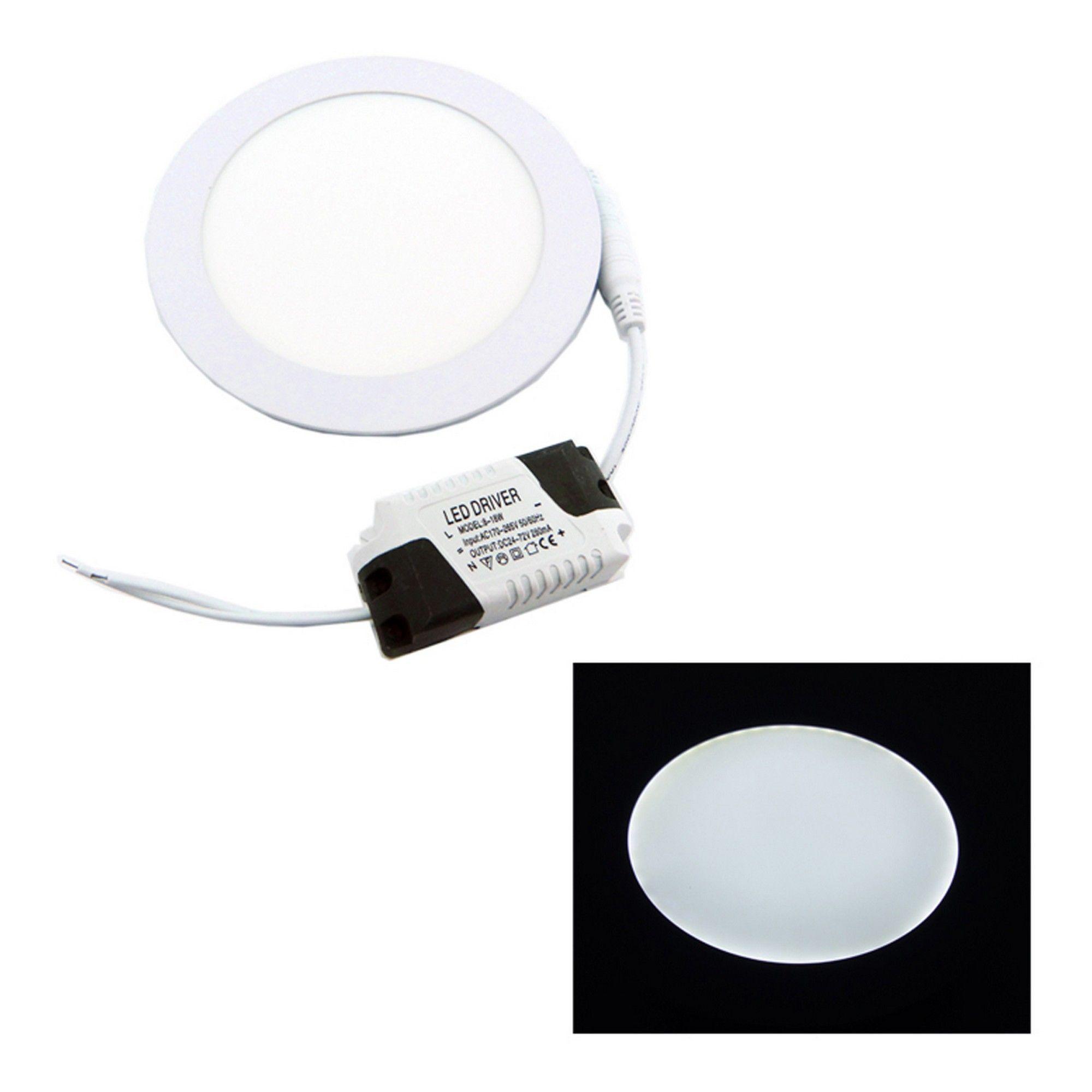Foco LED Panel 12 Watt Luz Blanca 220 V-1