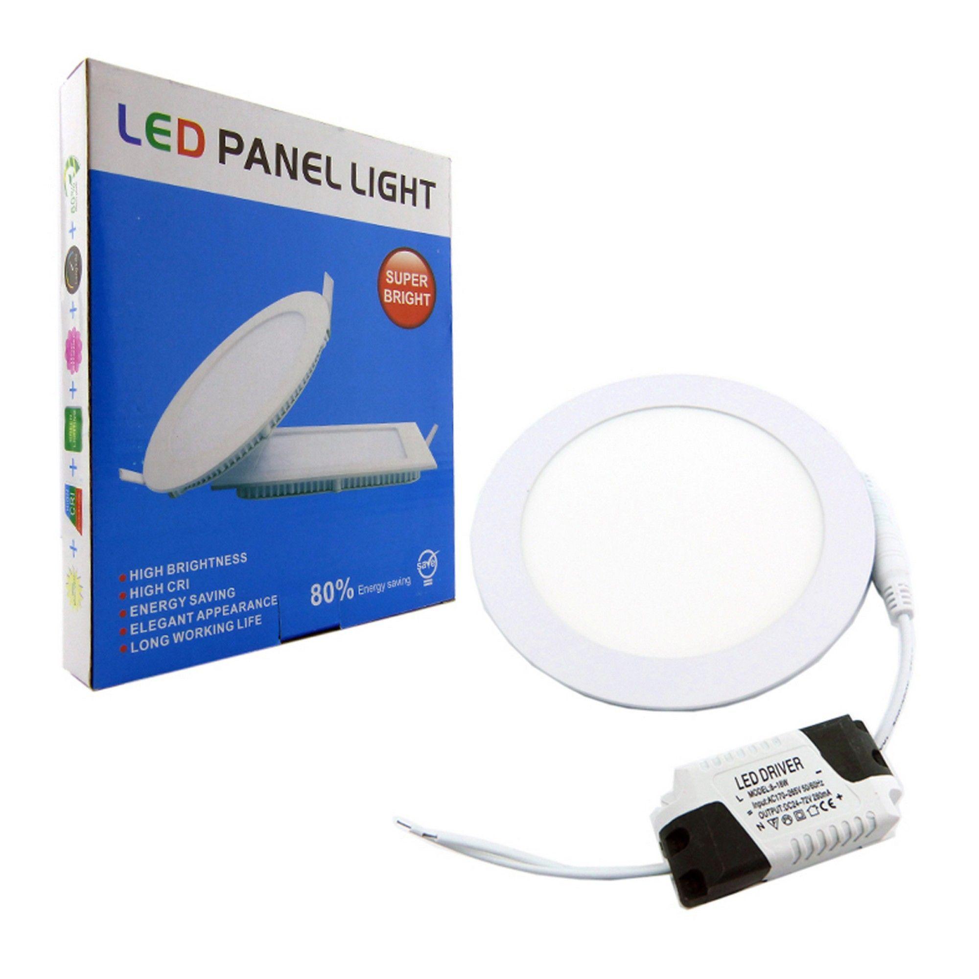 Foco LED Panel 12 Watt Luz Blanca 220 V-2