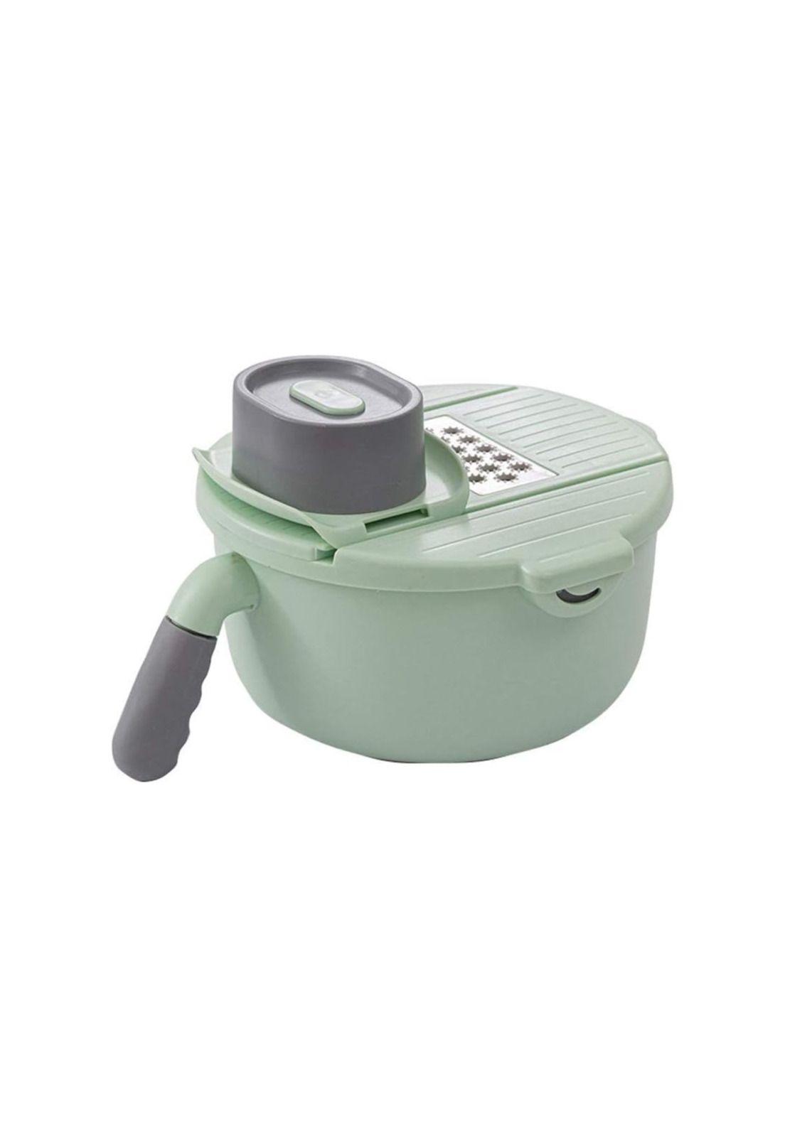 Cortador Picador Rallador Verduras Frutas Giratorio 9 en 1-2