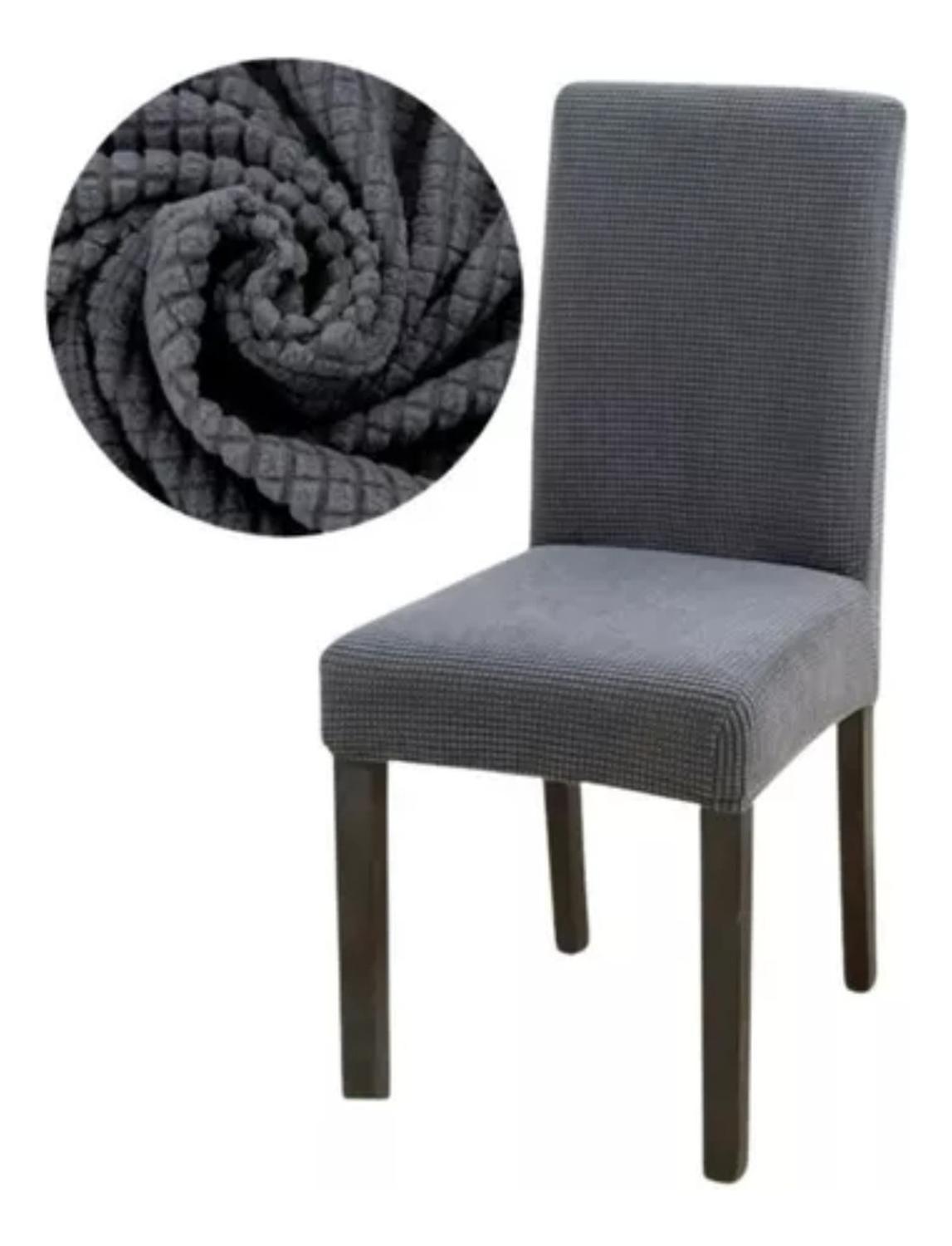 Pack 6 Funda Silla Tela Gruesa Cuadrille-2