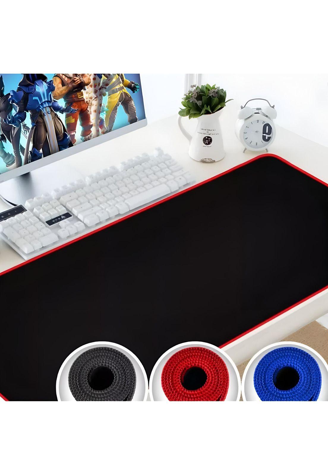 Mouse Pad Gamer Notebook 70 x 30 CM Rojo-5