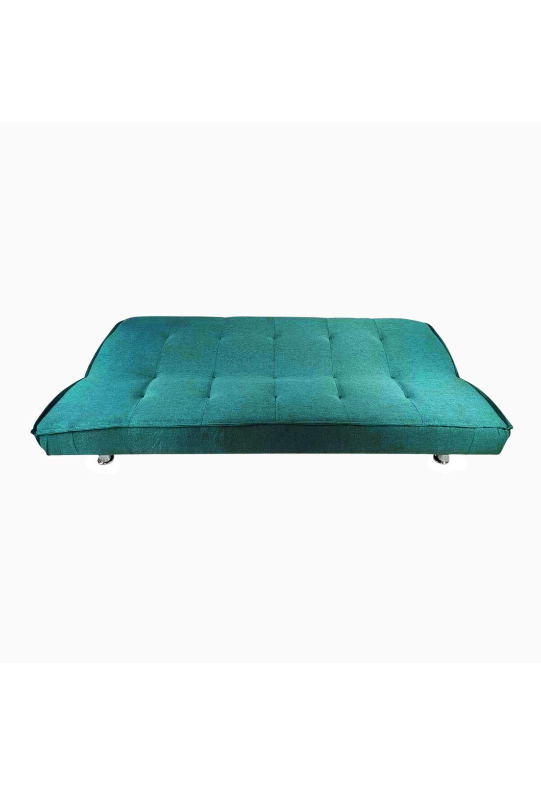 Futón Sofá Cama Ajustable 170x50x40 CM Turquesa-4