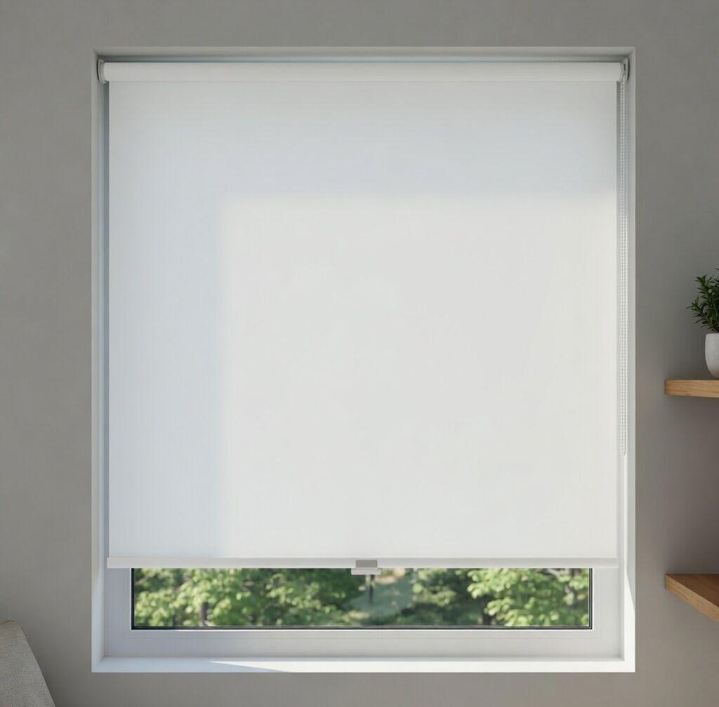 Cortina Roller Blackout Gris Diseño Jaspeado 120x120 CM-4