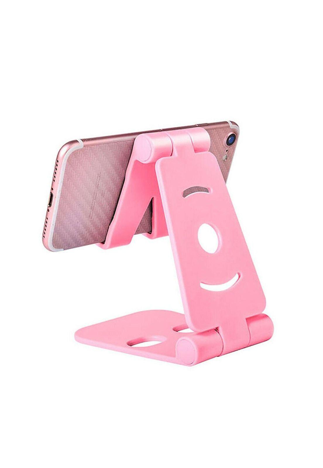 Soporte Celular Tablet Escritorio Mesa Rosado-4