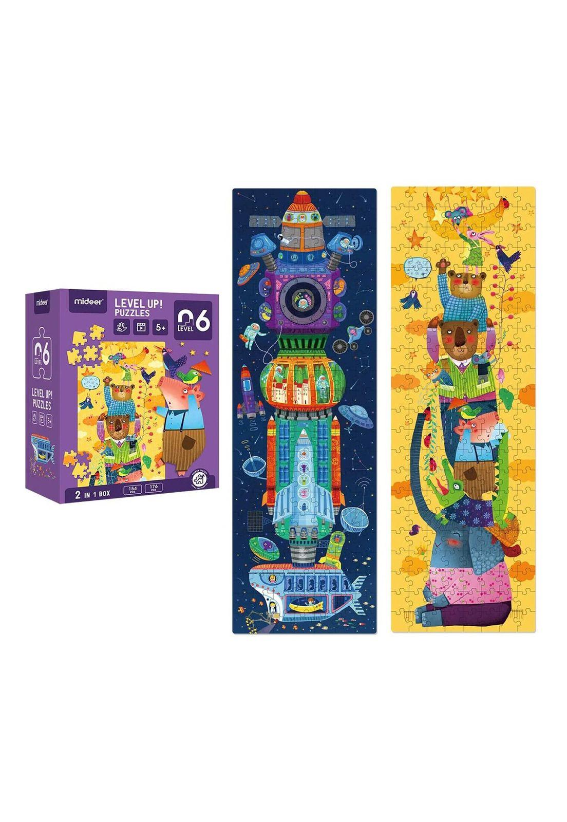 Puzzle Rompecabezas Infantil 2 en 1 Nivel 6 Ositos-1