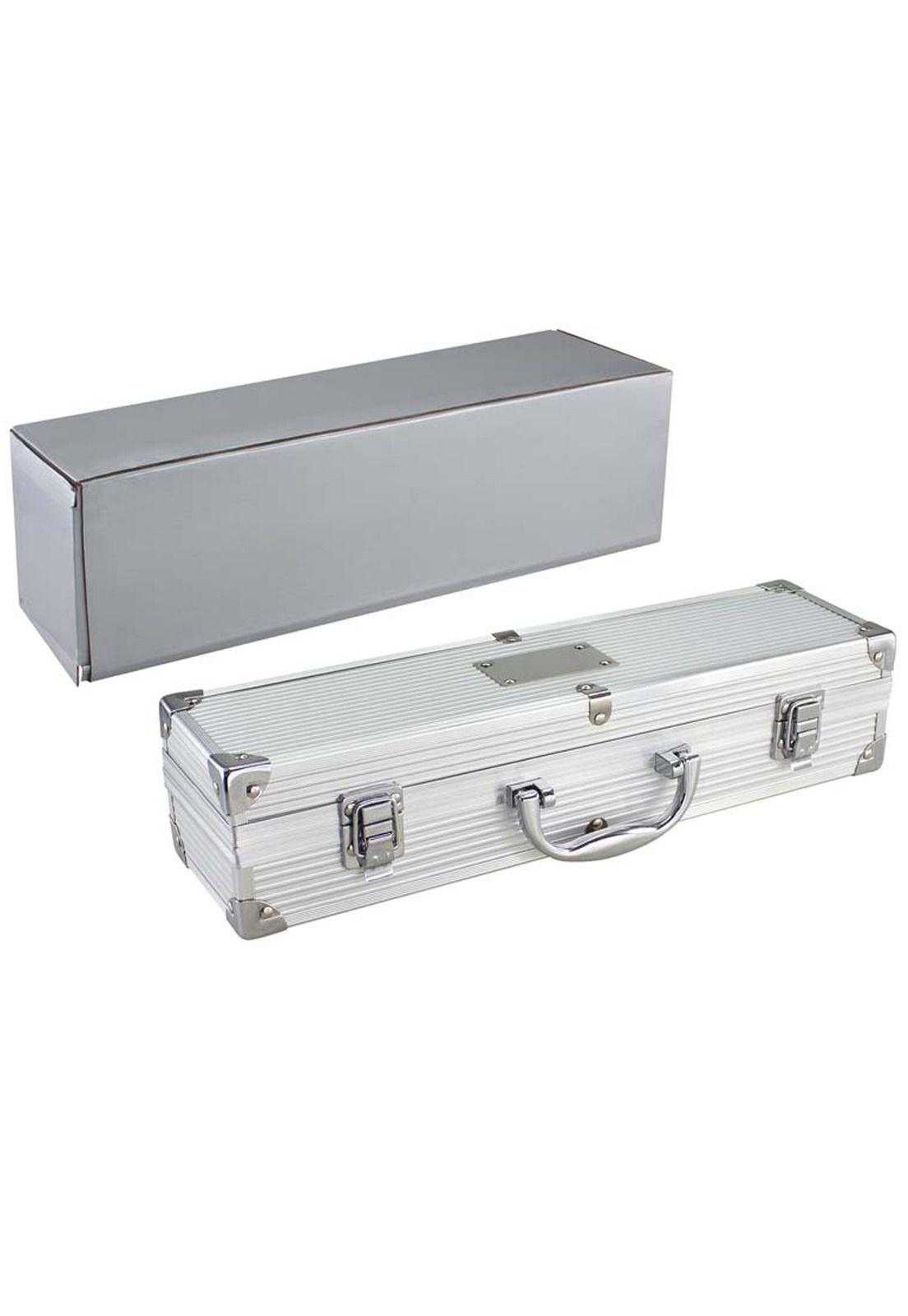 Set Maletín Deluxe Metálico Asado 3 Herramientas-2
