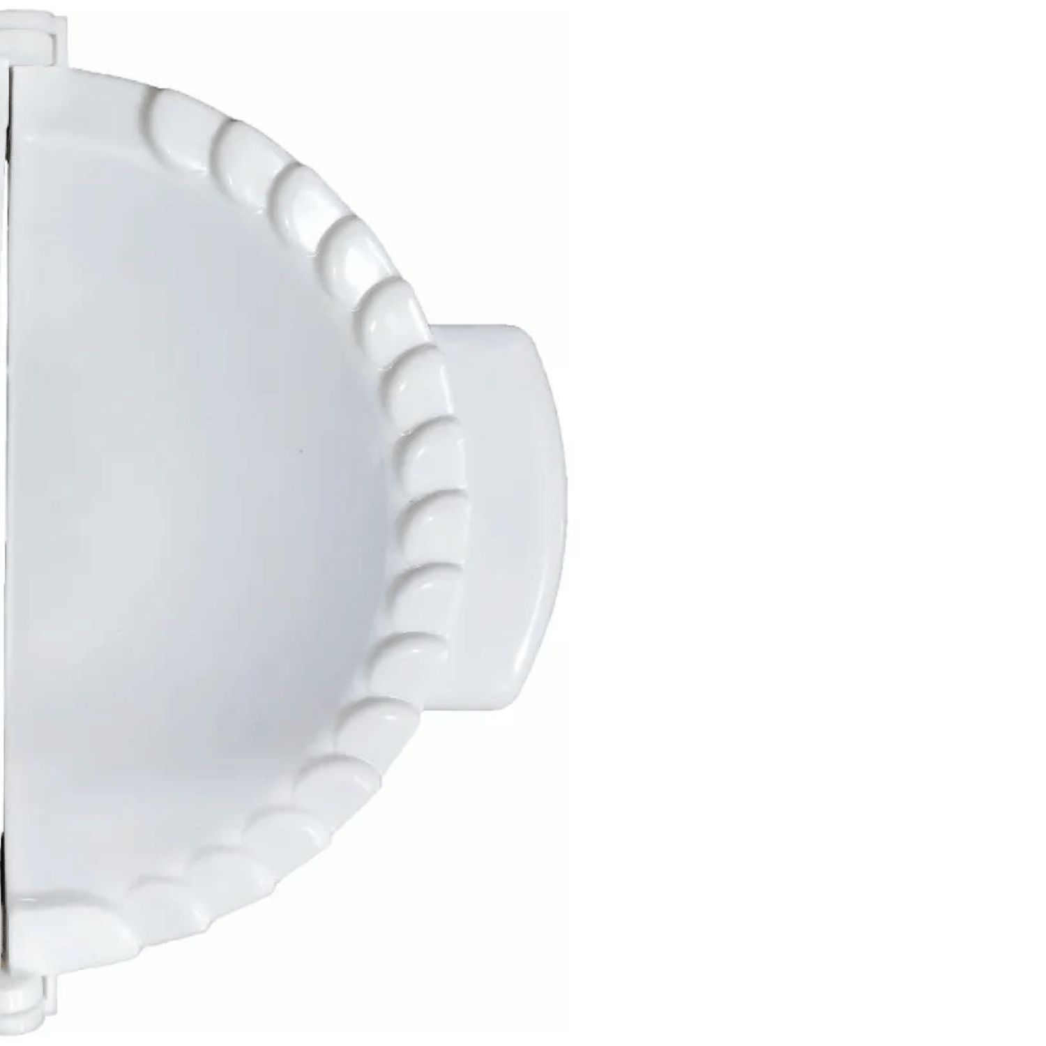 Pack 3 Moldes Hacer Empanadas 18x18x2 CM Blanco-2