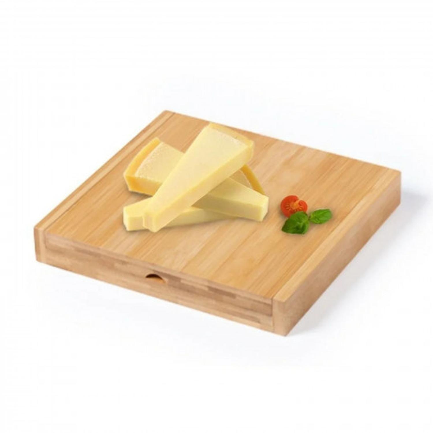 Caja Tabla Deluxe Utensilios Queso Bambu Wayne-1