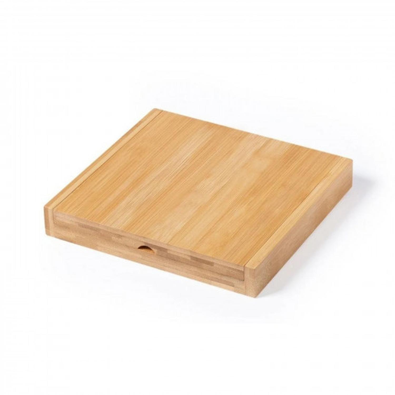 Caja Tabla Deluxe Utensilios Queso Bambu Wayne-3