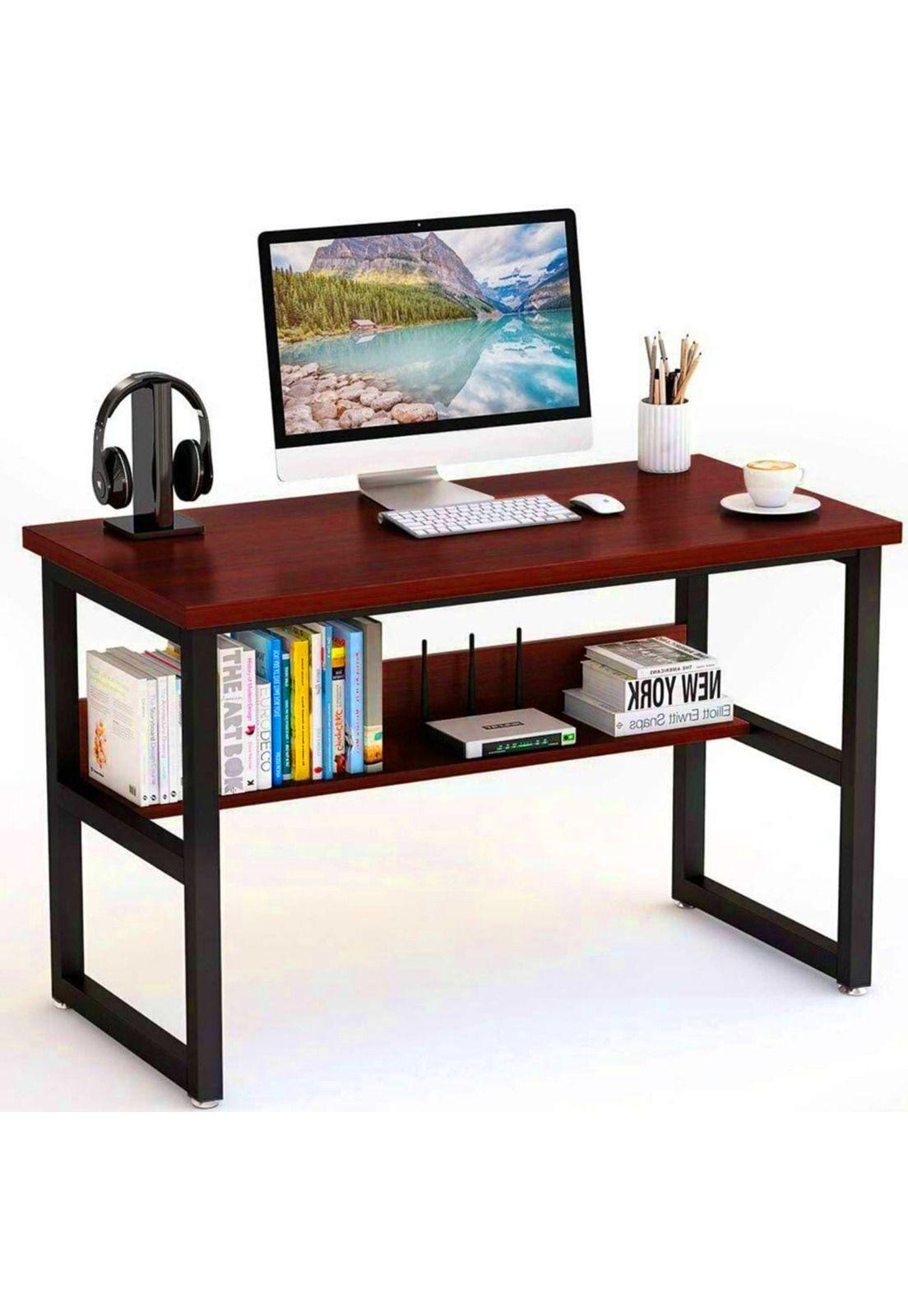 Escritorio Mueble Oficina Estudio Madera Caoba 80 X 40 CM-3
