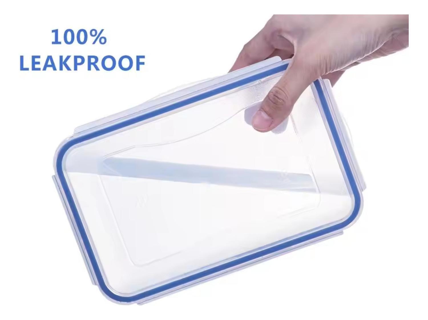 Set 3 Tupper Hermético Para Alimentos Plástico-3