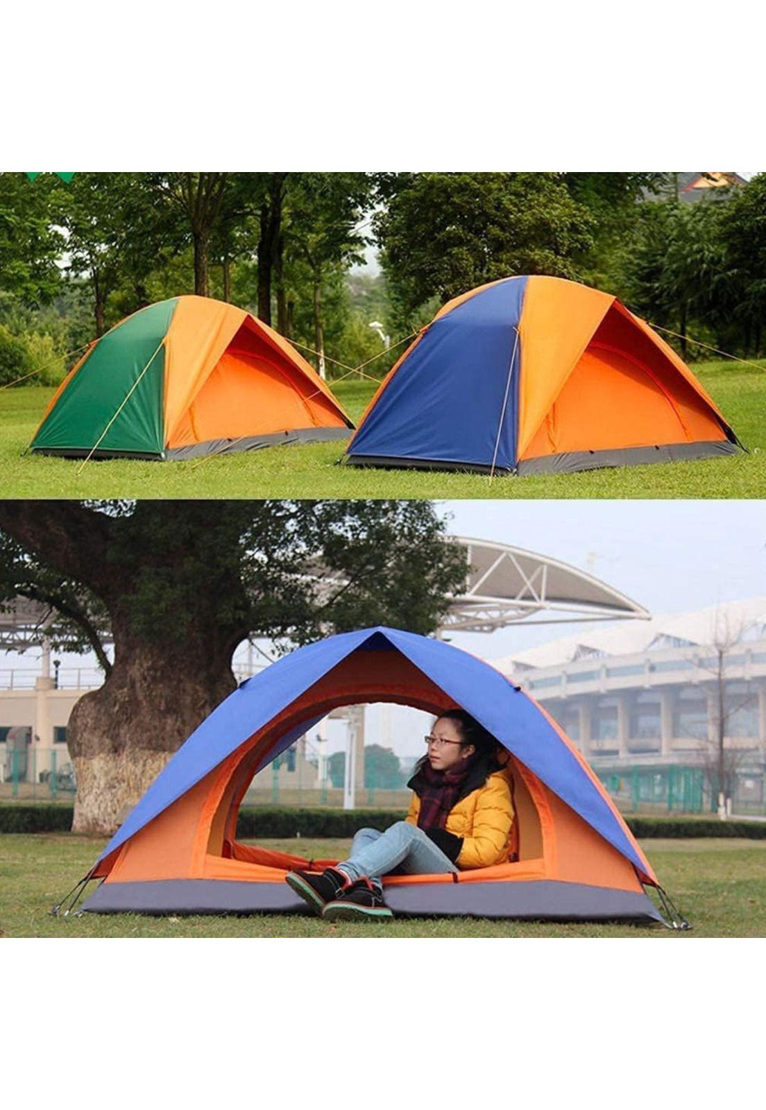 Carpa 4 Personas Doble Capa Toldo Ventana 2x2x1.3 MTS-4