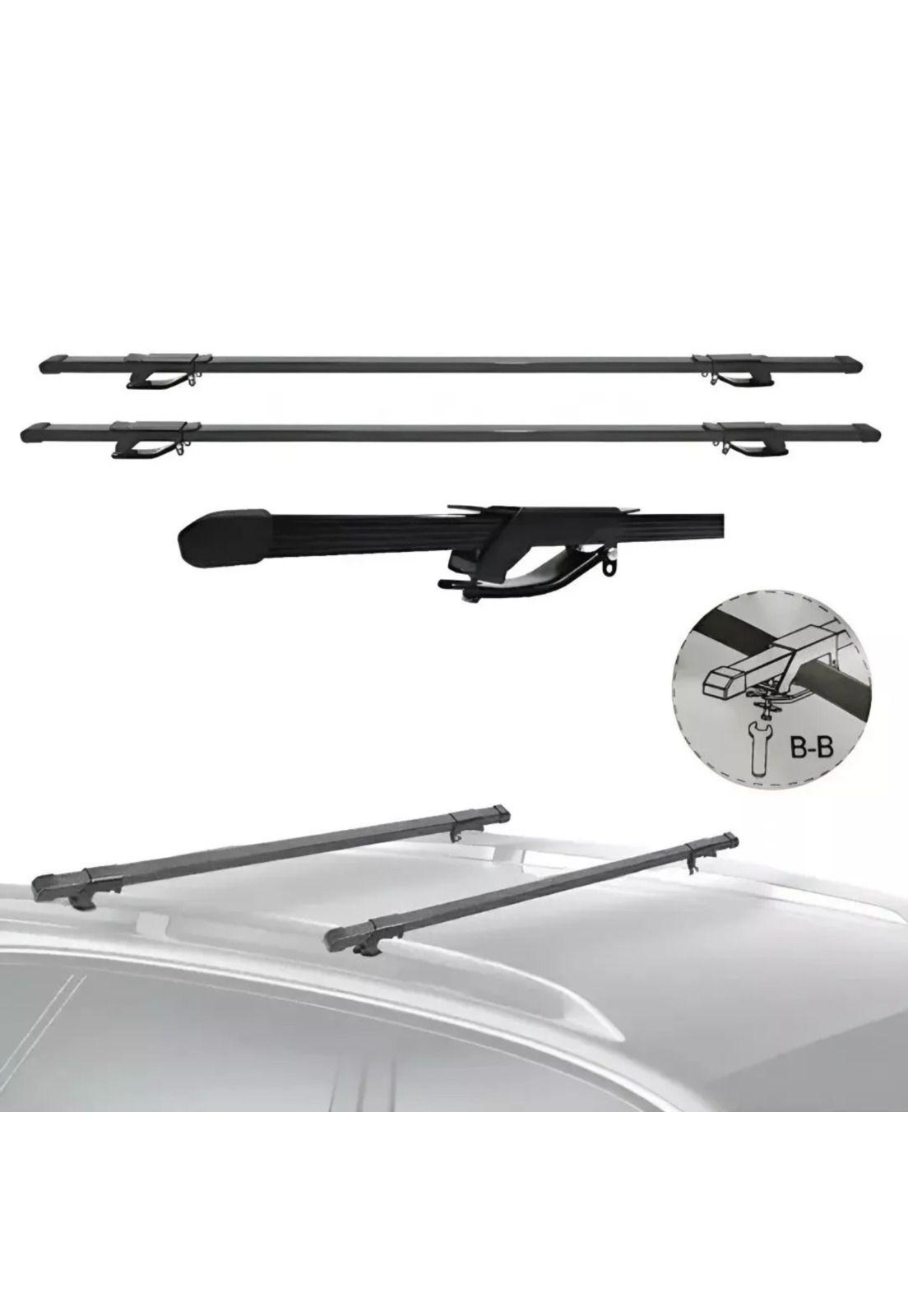 Parrilla Auto Barra Porta Equipaje Universal Techo 120 CM-4