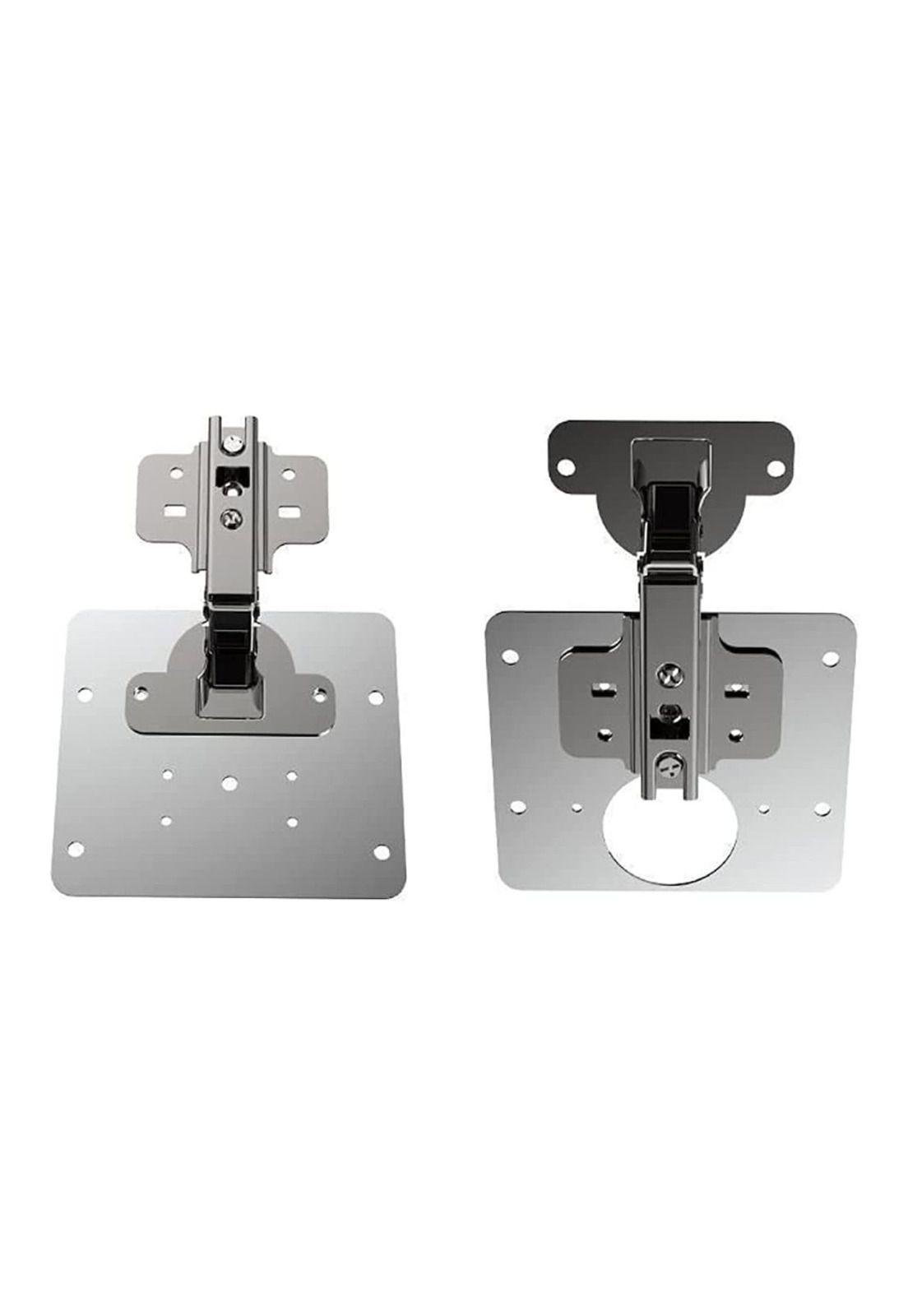Set 2 Placas Reparación Bisagra Puerta Armario Mueble-3